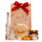 Kis pálinka, mézes dió és marcipán