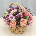 Gondolatban együtt - virágkosár anyának