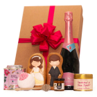 JUST MARRIED MÉDIUM - pezsgős nászajándék