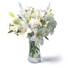 Jégvirág csokor - téli kompozíció