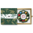 Díjnyertes kézműves bonbon karácsonyi dobozban