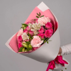 Rózsaszín csók virágcsokor