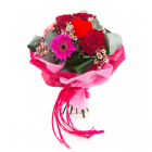 Szerető szív virágcsokor