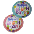 SZÍNES SZÜLINAPI LUFI (45cm) - Rózsaszín