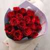 Bordó rózsák virágcsokor - romantikus összeállítás