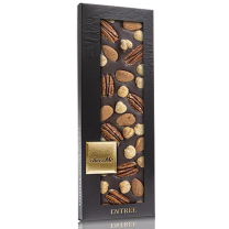 ÉTCSOKOLÁDÉ - pekán, mandula, mogyoró feltéttel (110g)