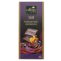 SZAMOS ISLER - Étcsokoládé dióval, feketeribizlivel (100g)