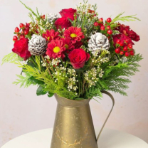 Ünnepi ölelés - karácsonyi csokor