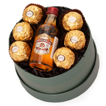 Mini whisky és csoki ajándékcsomag