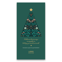 Logózható karácsonyi képeslap cégeknek